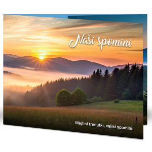 Osnovni paket - spominska mapica